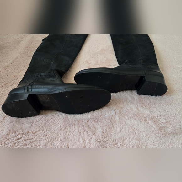 Tory Burch Simone Black Over-the-Knee Boots Size 8 - Picture 3 of 5